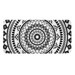 Black And White Tribal Mandala Print Towel