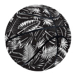 Black And White Tropical Palm Leaf Print Basketball