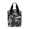 Black And White Tropical Palm Leaf Print Bible Tote Bag