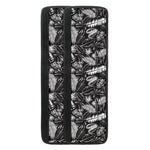 Black And White Tropical Palm Leaf Print Refrigerator Handle Covers