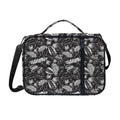 Black And White Tropical Palm Leaf Print Shoulder Strap Bible Bag