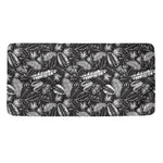 Black And White Tropical Palm Leaf Print Towel