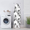Black And White Tulip Pattern Print Ironing Board Cover