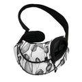 Black And White Tulip Pattern Print Pet Sling Carrier