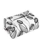 Black And White Tulip Pattern Print Rectangle Tissue Box Cover