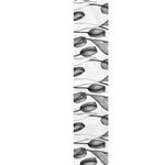 Black And White Tulip Pattern Print Table Runner