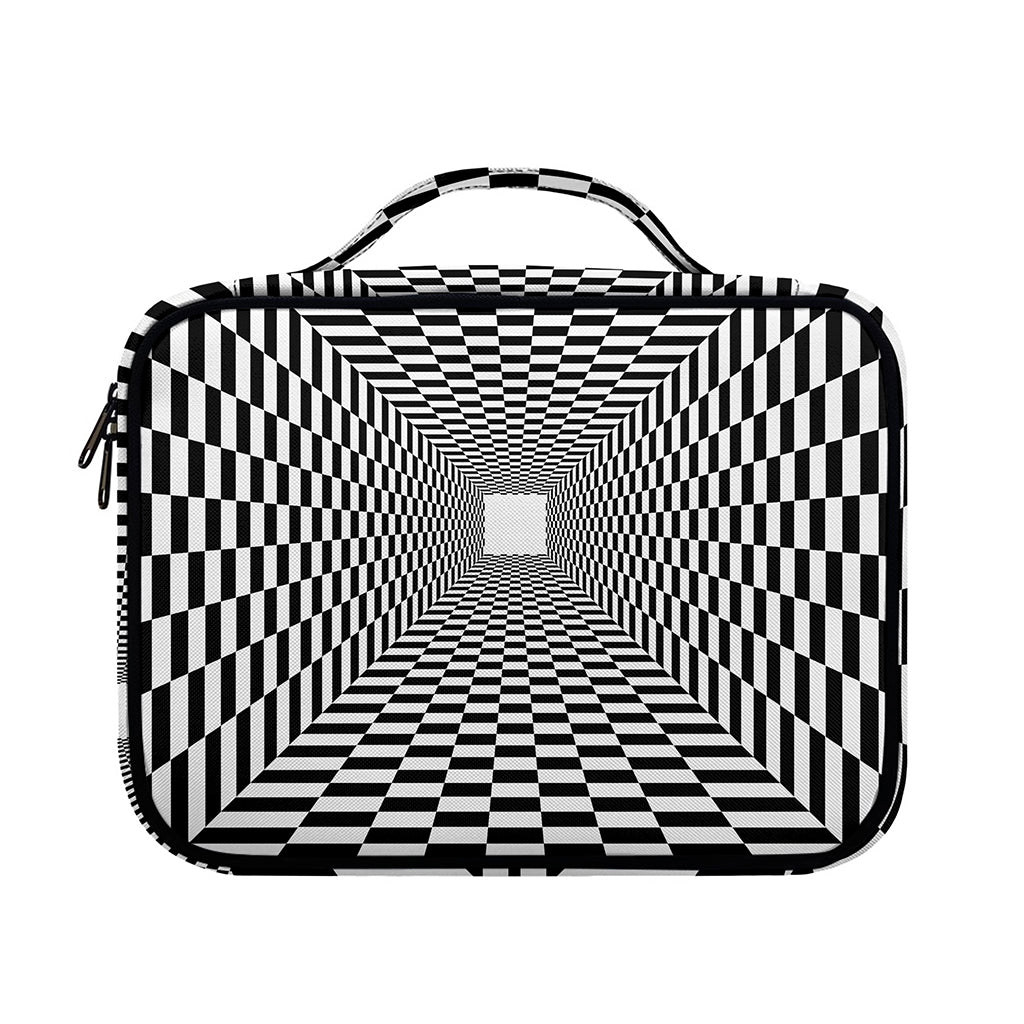Black And White Tunnel Illusion Print Briefcase Bible Bag