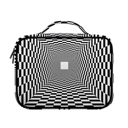 Black And White Tunnel Illusion Print Briefcase Bible Bag