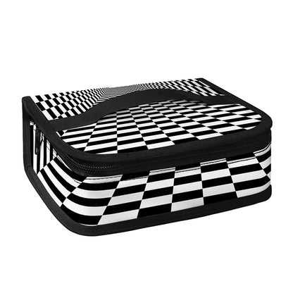 Black And White Tunnel Illusion Print Small Lunch Bag
