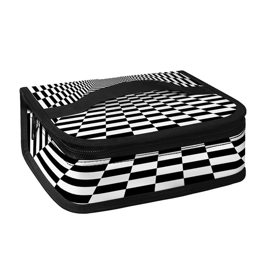 Black And White Tunnel Illusion Print Small Lunch Bag