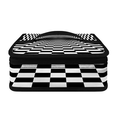 Black And White Tunnel Illusion Print Small Lunch Bag