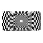 Black And White Tunnel Illusion Print Towel