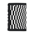 Black And White Tunnel Illusion Print Trifold Wallet