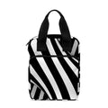 Black And White Twist Illusion Print Bible Tote Bag