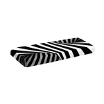 Black And White Twist Illusion Print Piano Keyboard Cover