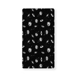 Black And White UFO Pattern Print Baby Crib Sheet