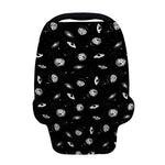 Black And White UFO Pattern Print Baby Seat Cover
