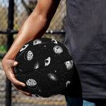 Black And White UFO Pattern Print Basketball