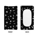 Black And White UFO Pattern Print Changing Pad Cover