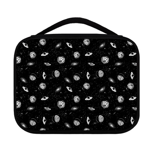 Black And White UFO Pattern Print Classic Bible Case