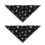 Black And White UFO Pattern Print Dog Bandana