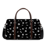 Black And White UFO Pattern Print Duffle Bag