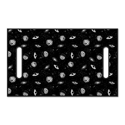 Black And White UFO Pattern Print Golf Cart Seat Cover