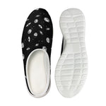 Black And White UFO Pattern Print Mesh Casual Shoes