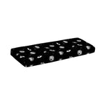 Black And White UFO Pattern Print Piano Keyboard Cover