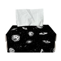 Black And White UFO Pattern Print Rectangle Tissue Box Cover