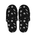 Black And White UFO Pattern Print Slippers