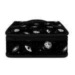 Black And White UFO Pattern Print Small Lunch Bag