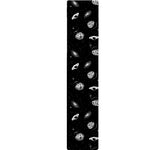 Black And White UFO Pattern Print Table Runner