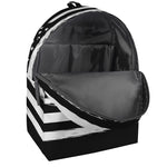 Black And White USA Flag Print Backpack