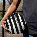 Black And White USA Flag Print Basketball