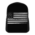 Black And White USA Flag Print Casual Backpack