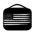 Black And White USA Flag Print Classic Bible Case