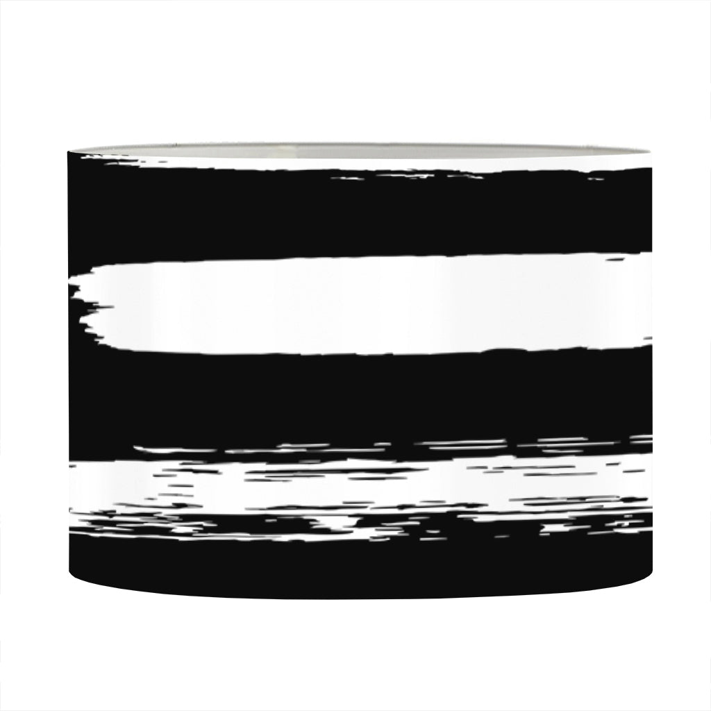 Black And White USA Flag Print Drum Lamp Shade