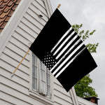 Black And White USA Flag Print House Flag