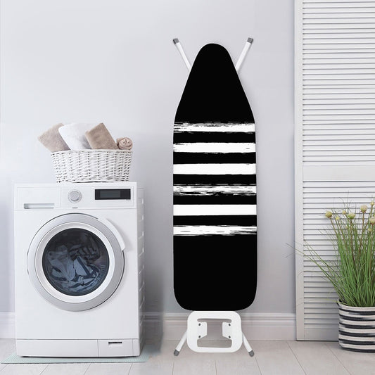 Black And White USA Flag Print Ironing Board Cover