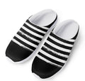 Black And White USA Flag Print Mesh Casual Shoes