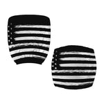 Black And White USA Flag Print Office Chair Cover
