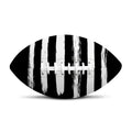 Black And White USA Flag Print Rugby Ball