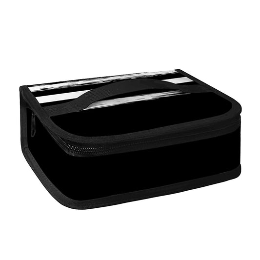 Black And White USA Flag Print Small Lunch Bag