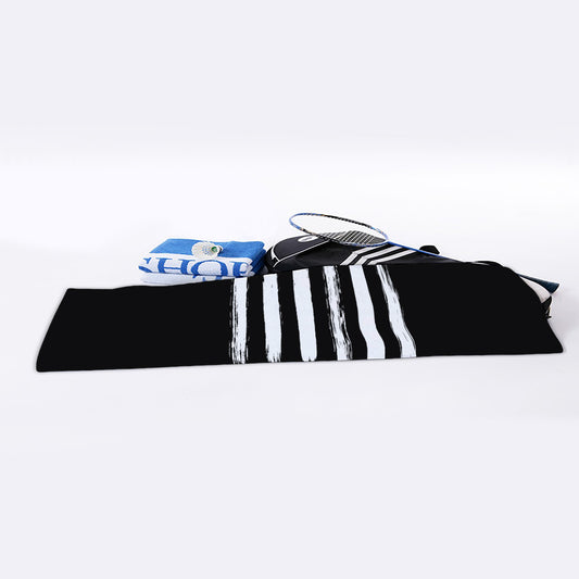 Black And White USA Flag Print Sports Towel