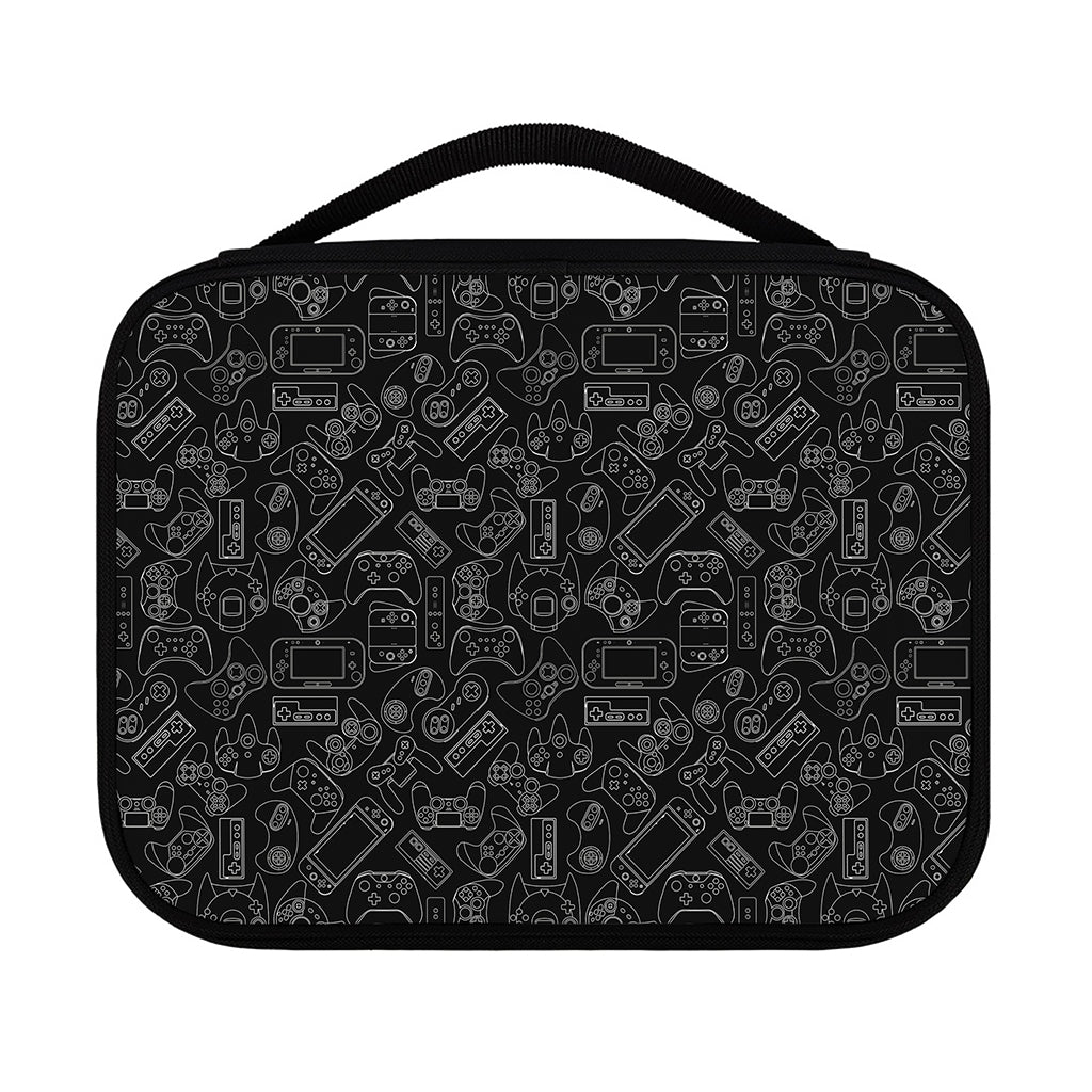Black And White Video Game Pattern Print Classic Bible Case