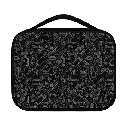 Black And White Video Game Pattern Print Classic Bible Case