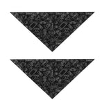 Black And White Video Game Pattern Print Dog Bandana