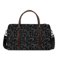 Black And White Video Game Pattern Print Duffel Bag