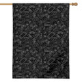Black And White Video Game Pattern Print House Flag